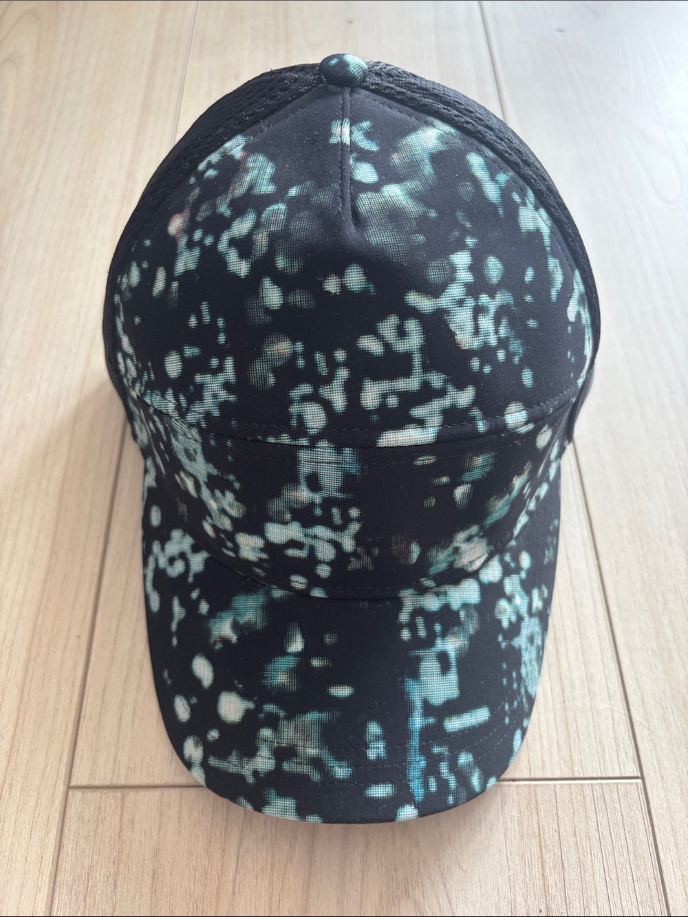 lululemon athletica Black and Teal Patterned Baseball Hat